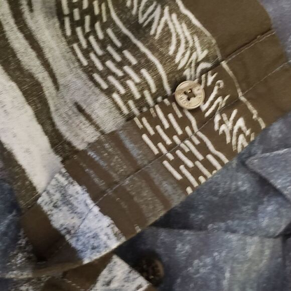 Crazy Horse Mens short Sleeve causal Shirt Size lg - Picture 2 of 6